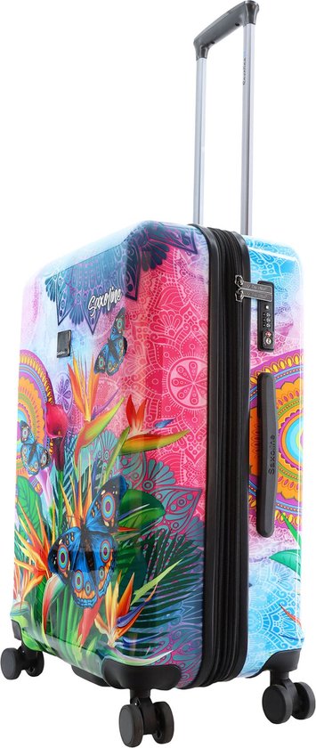 Saxoline rigide / Trolley / Valise de voyage Saxoline - 67 cm (Medium) - Butterfly Nature