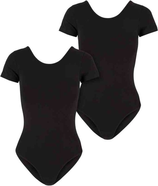Urban Classics - Organic Stretch Jersey 2-Pack Bodysuit - 3XL - Zwart/Zwart
