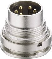 Lumberg SGV 50/6 DIN-connector Stekker, inbouw verticaal Aantal polen: 5 Zilver 1 stuk(s)