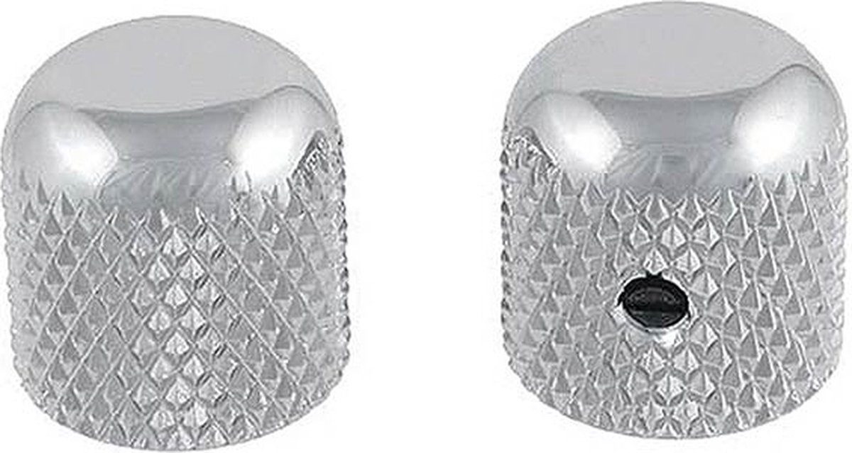 Allparts MK0110010 Chroom Dome Knoppen - 2 Stuks