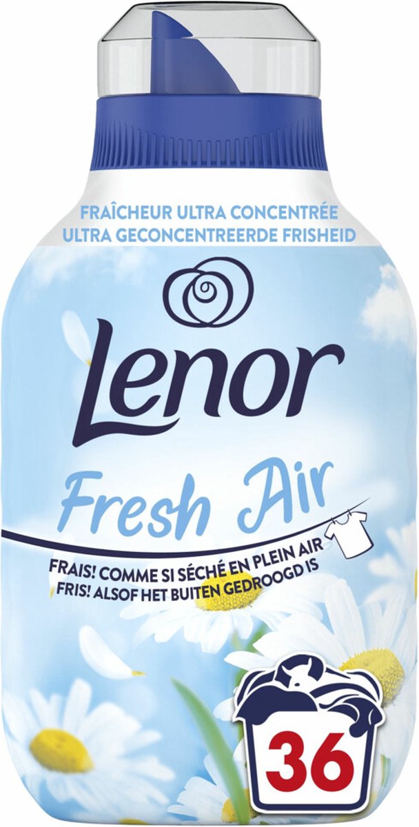 Goedkoopste Lenor Wasverzachter Fresh Air Sensitive 36 Wasbeurten 504 ml