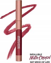 L'Oréal Matte Lip Crayon Lipstick - 507 Spice Of Life