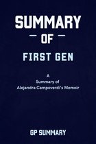 Summary of First Gen a Memoir by Alejandra Campoverdi