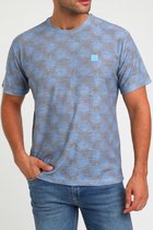 Gabbiano - Heren Shirt - 154540 - 085 Tile Blue