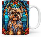 Mok met Yorkshire Terrier Beker voor koffie of tas voor thee, cadeau voor dierenliefhebbers, moeder, vader, collega, vriend, vriendin, kantoor
