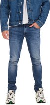 Only & Sons Heren Jeans Broeken ONSLOOM SLIM 3292 slim Fit Blauw 33W / 34L Volwassenen