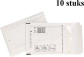 10 pièces - Enveloppes à coussin d'air à bulles A (enveloppe à bulles A / 11) taille intérieure 100 x 160 mm (10x16 cm) taille A6 A11, blanc, marque Filmar