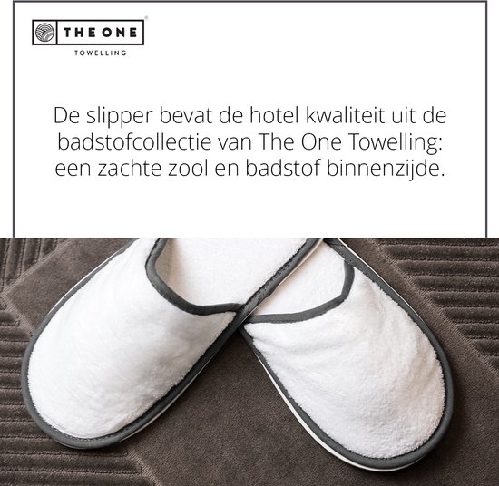 5 paar slippers, hotelslippers, badstofslippers, pantoffels met