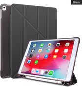 Tablet Hoes geschikt voor iPad Hoes 2022 - 10e generatie - Met Stylus Pen Houder - 10.9 inch - Smart Cover - A2757 - A2777 - Zwart