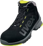 Uvex 1 Stiefel S2 85450 Noir, Jaune (85450)-45 (Blanc 14)