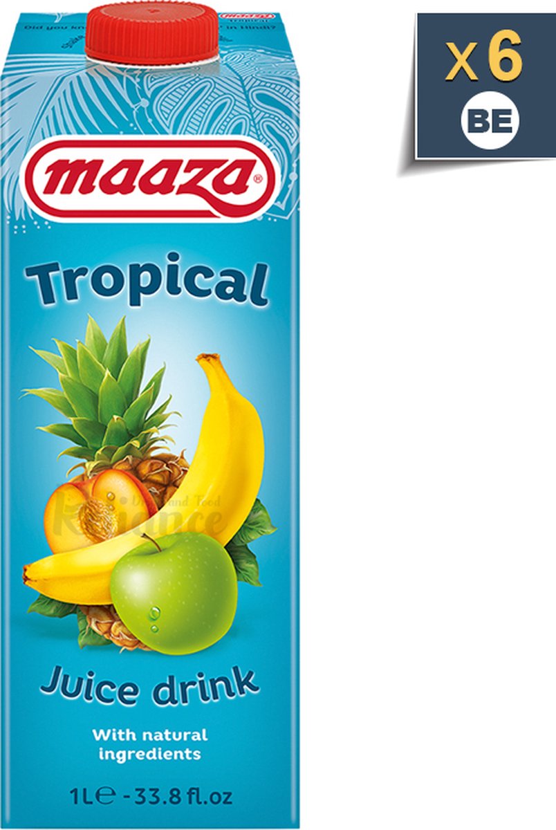 Maaza Tropical - 6x1L - Tropisch sap