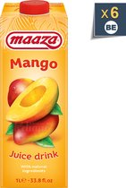 Maaza Mango 6x1L - Mangosap 6 x 1 liter