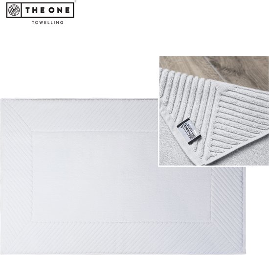 The One Towelling Bathmat Ultra - Tapis de douche extra épais - 100% coton doux - 60 x 95 cm - Velours - Anthracite