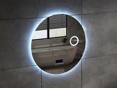 Mawialux LED Spiegel - 80cm - Rond - Verwarming - Digitale Klok - Bluetooth - Mary