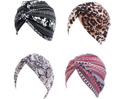 Somstyle Chemo Muts Dames Set - 4 Stuks - Zomer Cap - Hoofddeksel - Alopecia