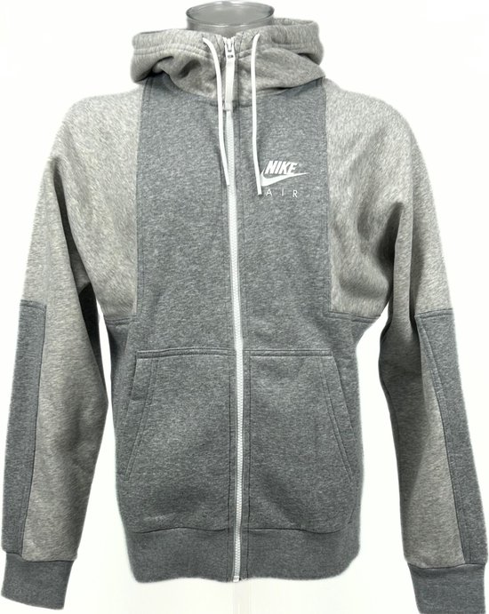 Nike Air Sportswear Fleece Vest Rits (Grey/White) - Maat S