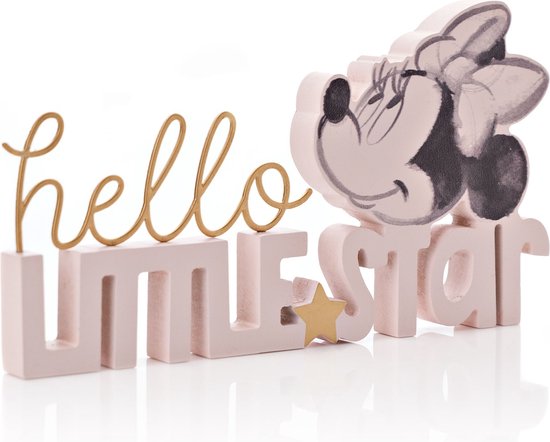 Disney Decoratieblok Minnie 'Hello Little Star'