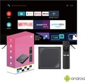 Android TV Box – 4K – Box streaming rapide – LAN + Dual WIFI – Bluetooth – Google Voice Assistant