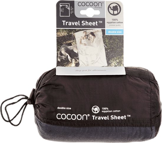 Cocoon TravelSheet - Lakenzak - Egyptisch Katoen - Khaki CECT - Vergelijk prijzen