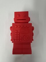KG Design Spaarpot Robot - Rood