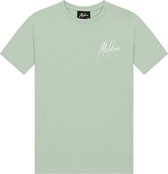 Malelions Split T-shirt Polo's & T-shirts Jongens - Polo shirt - Mint - Maat 152