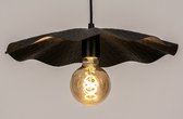 Lumidora Hanglamp 74165 - FLORLI - E27 - Zwart - Metaal - ⌀ 40 cm