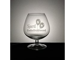 Whisky glas - glas- verjaardag - glas met gravering - feest - abraham - cadeau 50 - uniek - graveren - uniek cadeau - glas met naam Image