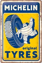 Wandbord Garage - Michelin - Original Tyres