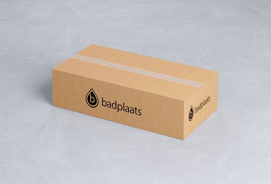 Badplaats Meuble de Toilette Sinta 40 cm x 26 cm - Chêne - Meuble Fontaine avec Lavabo Witte