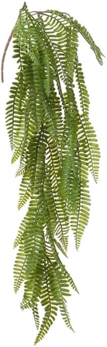 Louis Maes kunstplanten - Varen - groen - hangende takken bos van 70 cm - hangplant