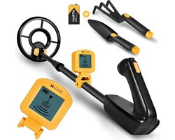 foto van MADINE Metaaldetector - Voor kinderen - Kwalitatief - Verstelbare hoogte - Incl. Batterij, Schep en Hark
