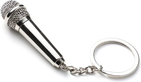 Microfoon Sleutelhanger Mic Keychain Microphone Sleutel Hanger microfoon-sleutelhanger-mic-keychain-microphone-sleutel-hanger