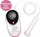 Mise à niveau 2020 | Doppler - Moniteur cardiaque pour bébé - Durable - Doppler numérique - Comprend un gel Doppler - Mesure de la fréquence cardiaque - Echo de grossesse - Capteur Doppler - Écran LCD