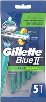 Disposable Razor Gillette Blue II Plus Slalom 5 Units