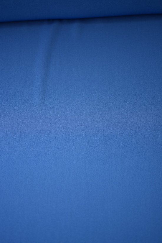 Satijn zijde uni blauw 1 meter - modestoffen voor naaien - stoffen Stoffenboetiek