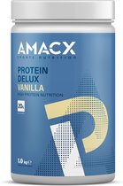 Amacx Protein Delux - Whey Protein - Proteine Shake - Vanilla - 1000 gram
