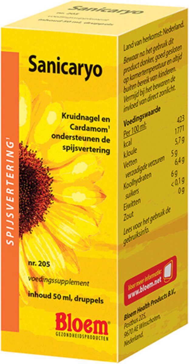 Goedkoopste Bloem Sanicaryo - 50 ml - Voedingssupplement