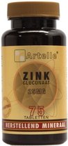 Artelle Zink Gluconaat 25 mg 75 tabletten
