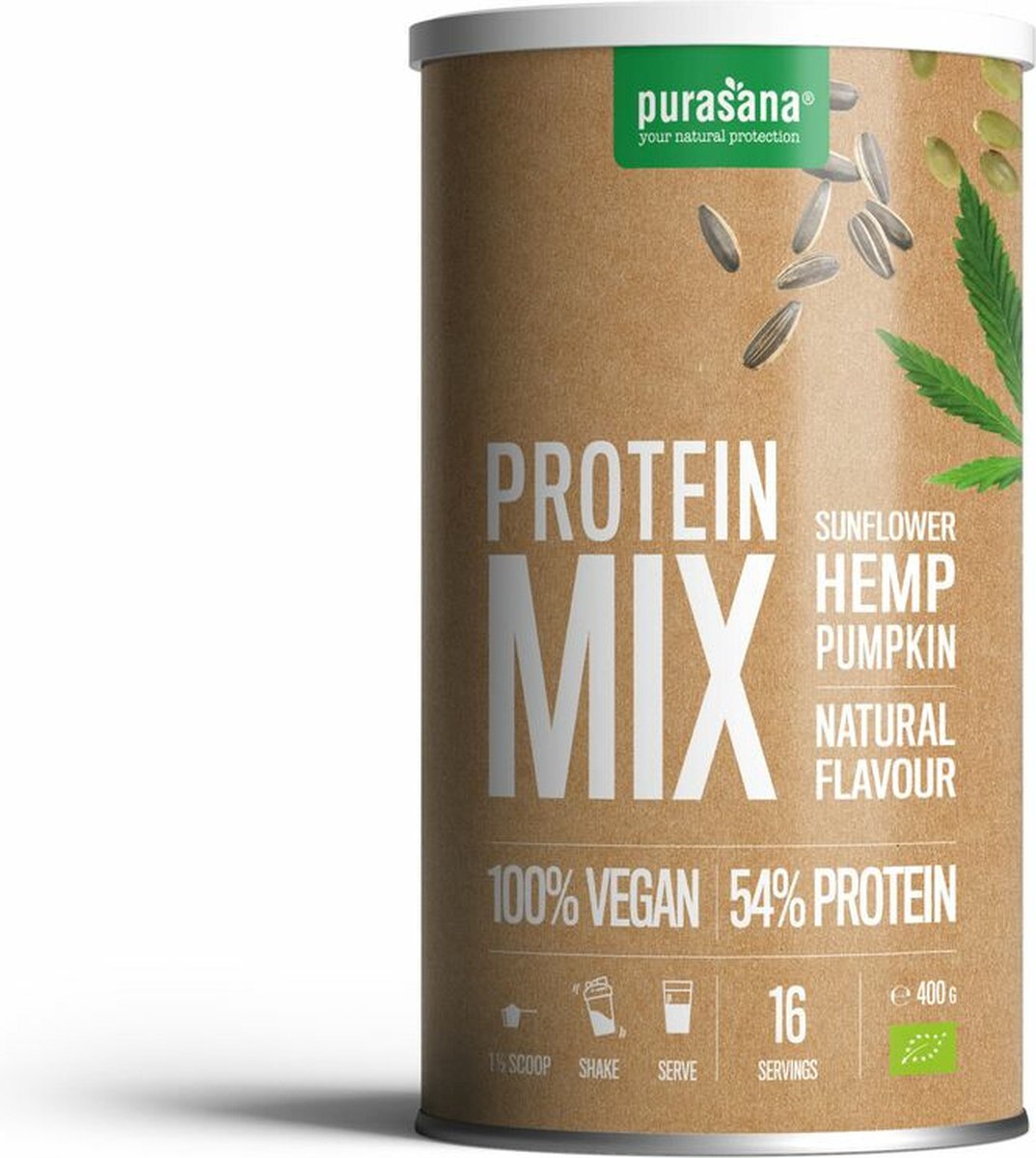 Purasana Protiene Mix Natural Bio 400 gr