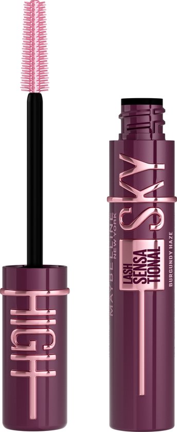 Foto: Maybelline new york lash sensational sky high burgundy haze bordeaux lengte mascara 7 2ml