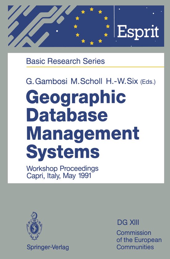 Geographic Database Management Systems - cover