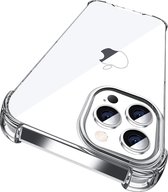 Iphone 13 Pro Hoesje - Shockproof Case - Siliconen - Transparant - Telefoonhoesje