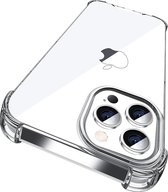 Iphone 14 Pro Hoesje - Shockproof Case - Siliconen - Transparant - Telefoonhoesje