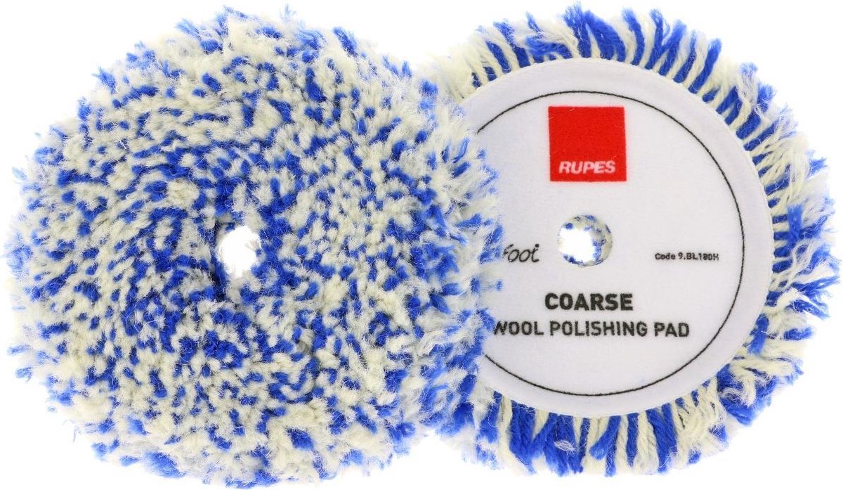 Rupes Rotary Twisted Natural Wool Pad - 125mm