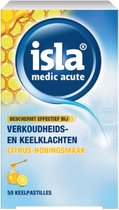 Isla Medic Acute Citrus-Honing Keelpastilles
