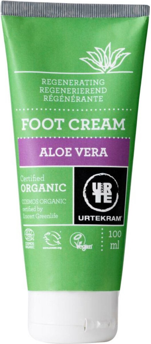 Goedkoopste Urtekram Voetcreme aloe vera 100 Milliliter