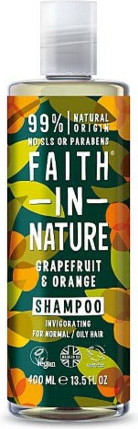 Foto: Faith in nature shampoo grapefruit orange 400ml 