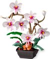 Roze Orchidee Bouwstenen | Compatibel met lego