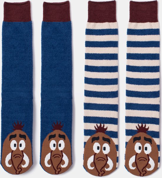 Chaussettes de couchage Woody - 4 paires - mammouth - 232-10-SOK-H/10 taille 37/41