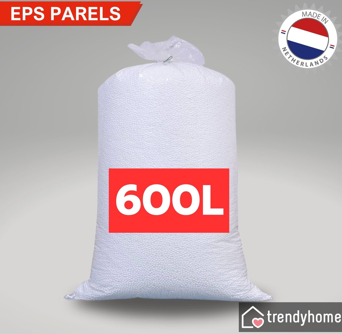 Originele EPS Vulling 600 Liter voor zitzak (navulling), Premium kwaliteit van 30 tot 1200 Liter